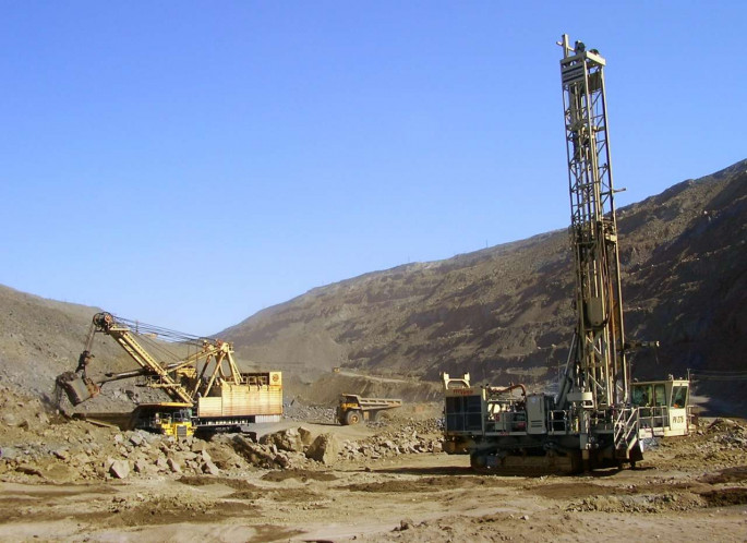 Mineral exploration site