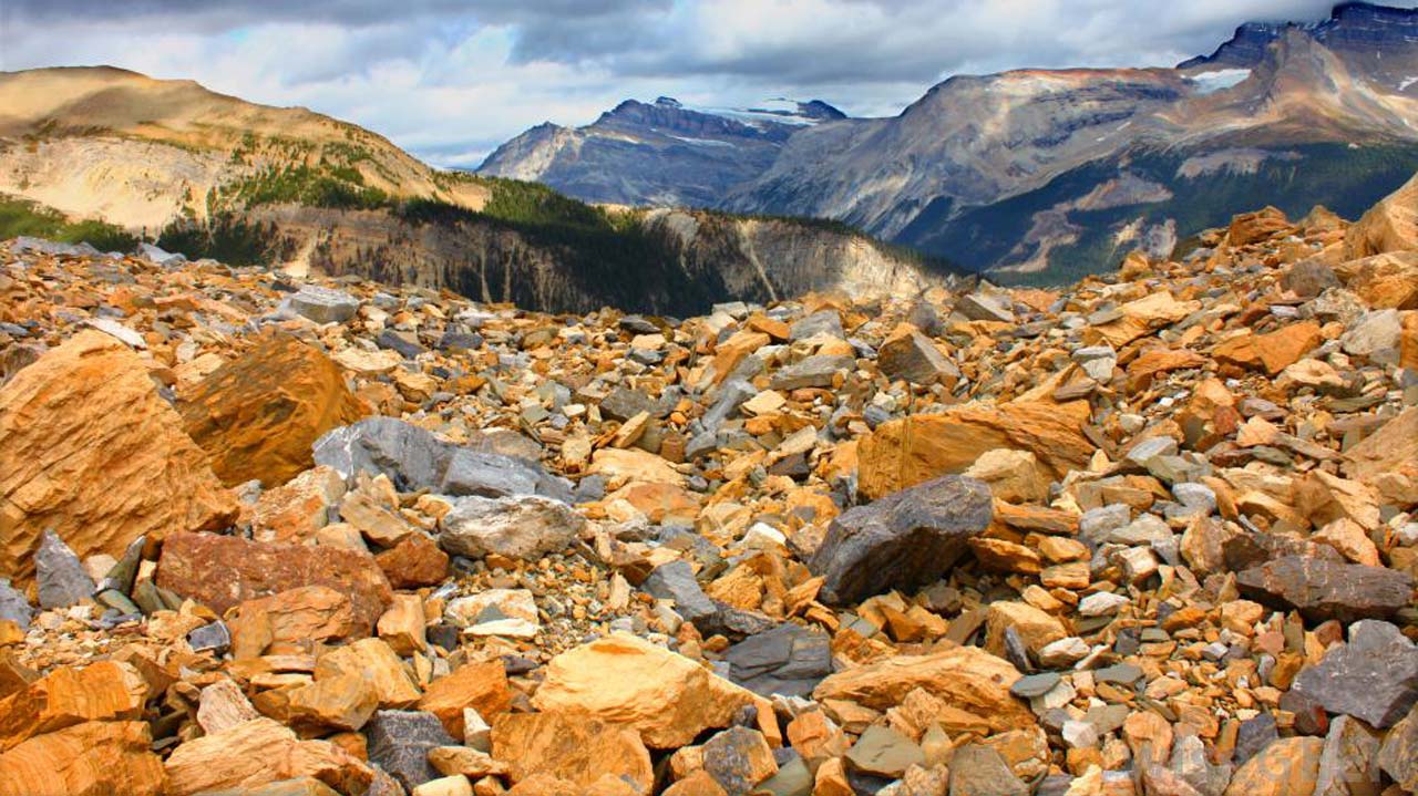 Rocky alpine landscape